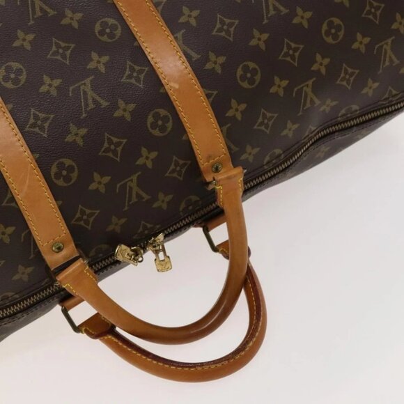 LOUIS VUITTON Monogram Keepall 55 Boston Bag - Picture 9 of 15